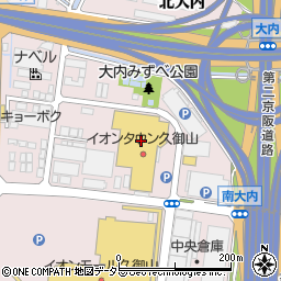 ふとんタナカ久御山店周辺の地図