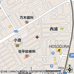 京都府宇治市小倉町西浦42-15周辺の地図