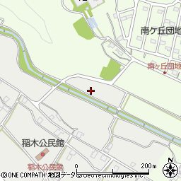 愛知県新城市稲木（大洞前）周辺の地図