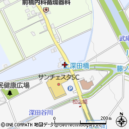 兵庫県三田市上深田12周辺の地図