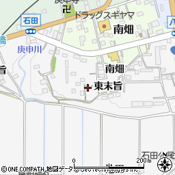 愛知県新城市石田東末旨25周辺の地図