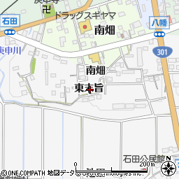 愛知県新城市石田東末旨周辺の地図