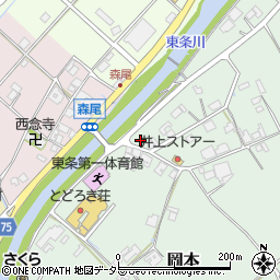 兵庫県加東市岡本320周辺の地図