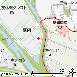 静岡県藤枝市横内2286周辺の地図