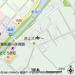 兵庫県加東市岡本306周辺の地図