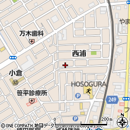 京都府宇治市小倉町西浦39-2周辺の地図