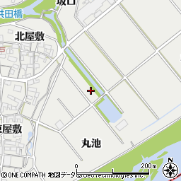 愛知県安城市木戸町周辺の地図