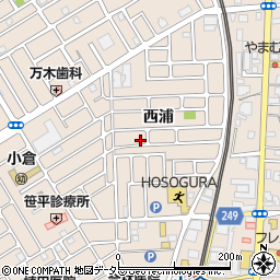 京都府宇治市小倉町西浦36周辺の地図