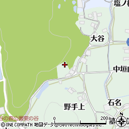 兵庫県宝塚市境野大谷周辺の地図