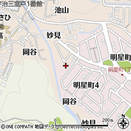 京都府宇治市莵道妙見9-36周辺の地図