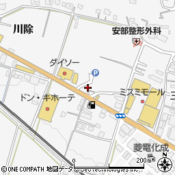 兵庫県三田市川除22周辺の地図