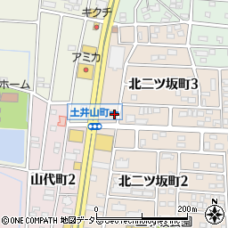 セブンイレブン半田北二ッ坂店周辺の地図