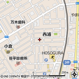 京都府宇治市小倉町西浦36-7周辺の地図
