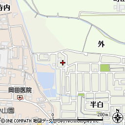 京都府宇治市宇治半白85周辺の地図