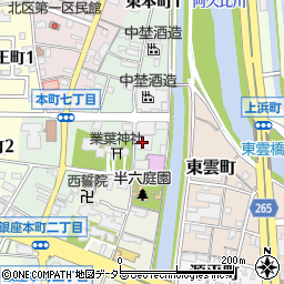 中埜酒造株式会社　酒の文化館周辺の地図