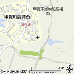 滋賀県甲賀市甲賀町鹿深台180-142周辺の地図