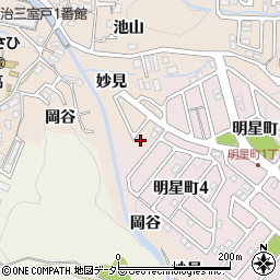 京都府宇治市莵道妙見9-37周辺の地図