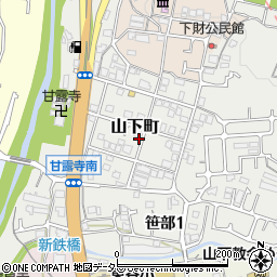 〒666-0106 兵庫県川西市山下町の地図