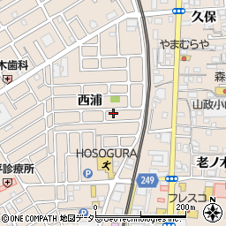 京都府宇治市小倉町西浦30-46周辺の地図