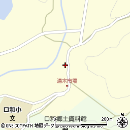 広島県庄原市口和町湯木137周辺の地図