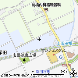 兵庫県三田市上深田19周辺の地図