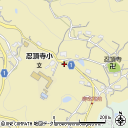忍頂寺小学校前周辺の地図