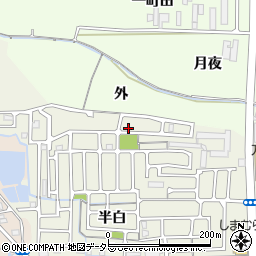 京都府宇治市宇治半白101周辺の地図