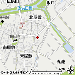 愛知県安城市木戸町東屋敷8周辺の地図