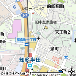 龍城 半田駅前店周辺の地図