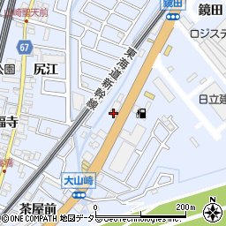 ローソン大山崎鏡田店周辺の地図