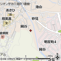 京都府宇治市莵道妙見12-3周辺の地図