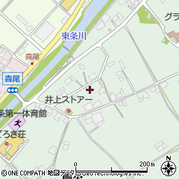 兵庫県加東市岡本304周辺の地図