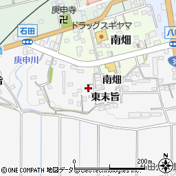 愛知県新城市石田東末旨19-1周辺の地図