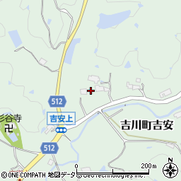 兵庫県三木市吉川町吉安681周辺の地図
