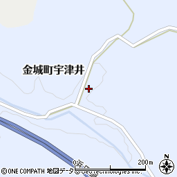 島根県浜田市金城町宇津井154周辺の地図