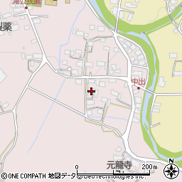滋賀県甲賀市甲賀町滝580周辺の地図
