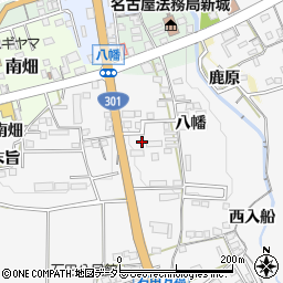 愛知県新城市石田八幡26周辺の地図