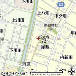 愛知県岡崎市福岡町河原5周辺の地図