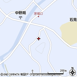 島根県邑智郡邑南町中野下茅場2602周辺の地図