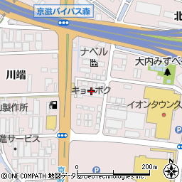 京都府久世郡久御山町森大内195周辺の地図