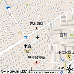 京都府宇治市小倉町西浦99-67周辺の地図