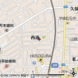 京都府宇治市小倉町周辺の地図