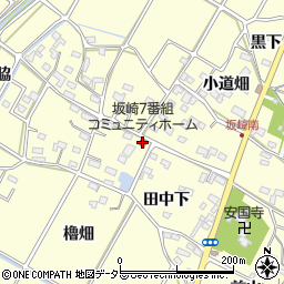 坂崎７番組コミュニティホーム周辺の地図