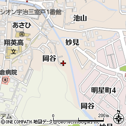 京都府宇治市莵道妙見12-7周辺の地図
