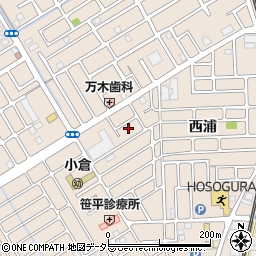 京都府宇治市小倉町西浦99周辺の地図