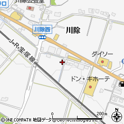 兵庫県三田市川除120周辺の地図