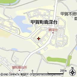 滋賀県甲賀市甲賀町鹿深台180-93周辺の地図