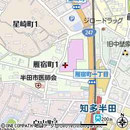 〒475-0918 愛知県半田市雁宿町の地図