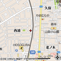 京都府宇治市小倉町西浦27-13周辺の地図