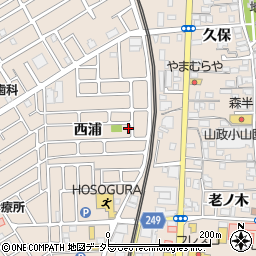 京都府宇治市小倉町西浦27-27周辺の地図